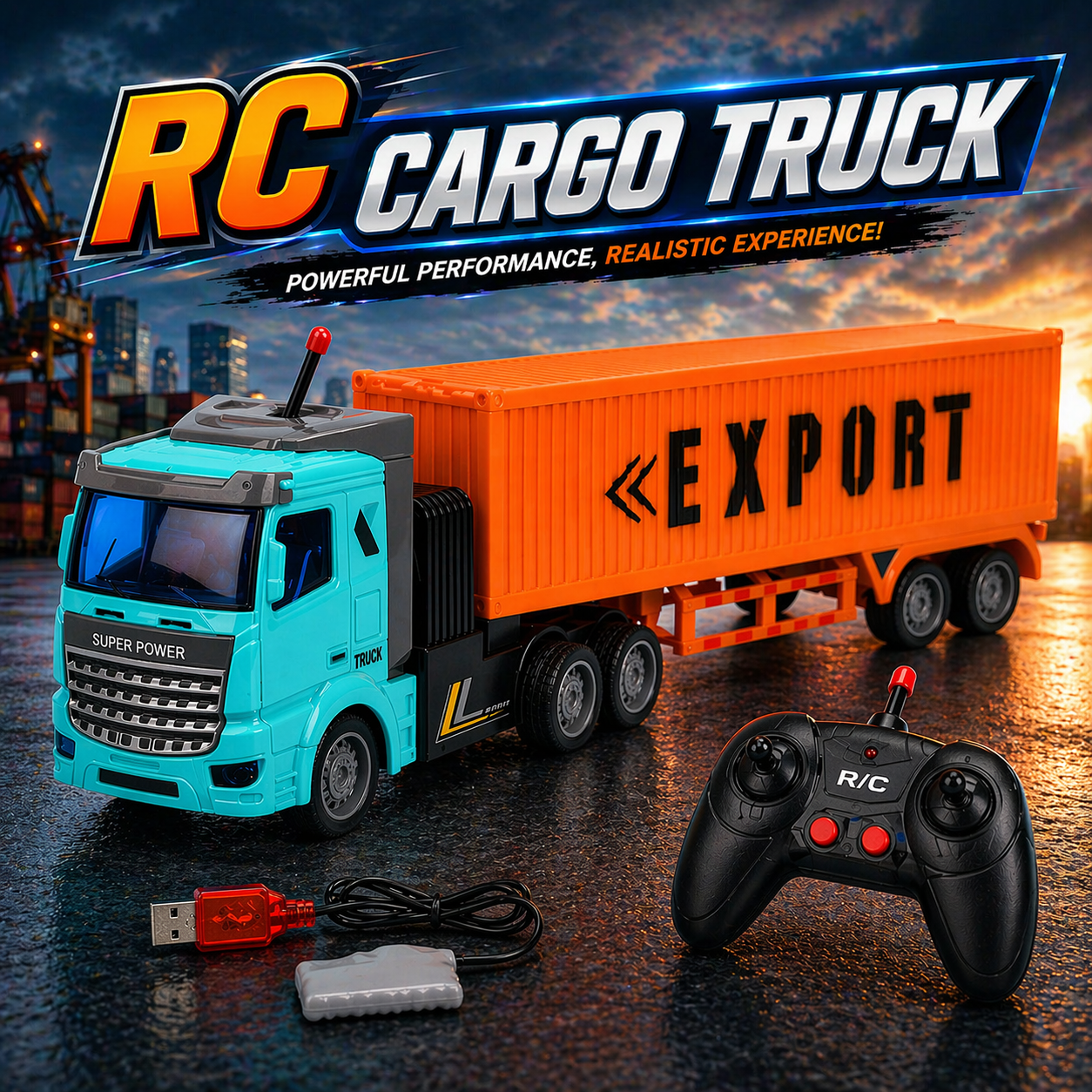 toy cars remote control truck for toddlers