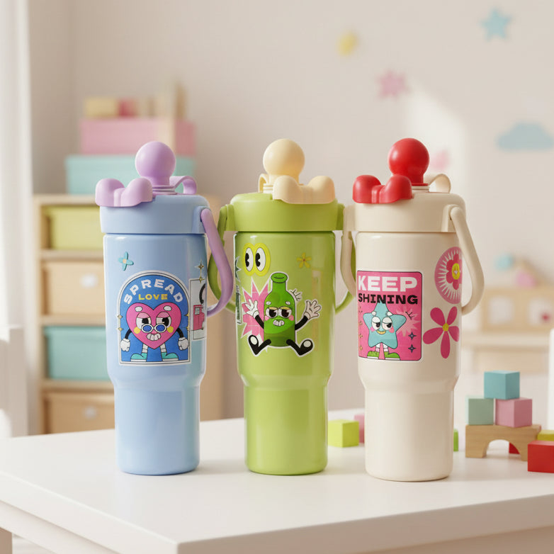 Cute Cartoon Water Bottle For Kids (029-50)