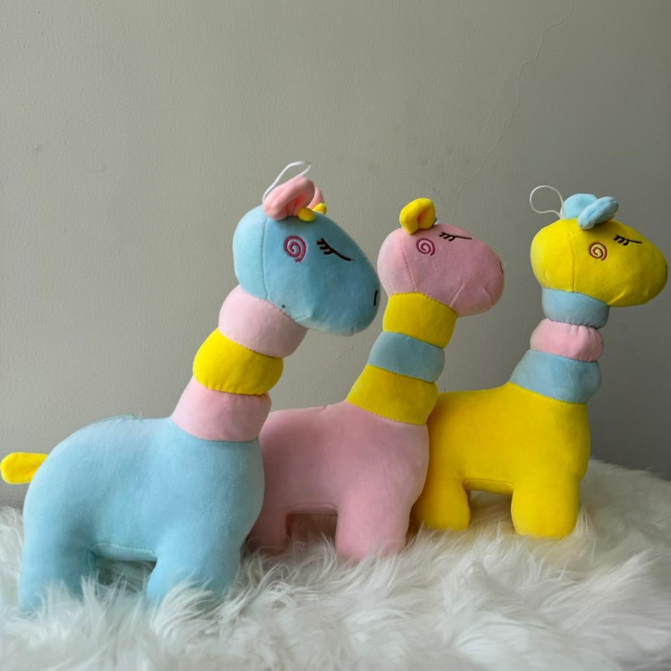 Cute Giraffe Plush Toy for Kids |25cm (Random Color)