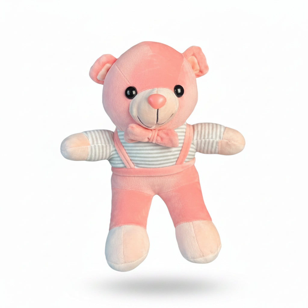 Cute Teddy Bear Plush Toy for Kids (25cm | Random Color)