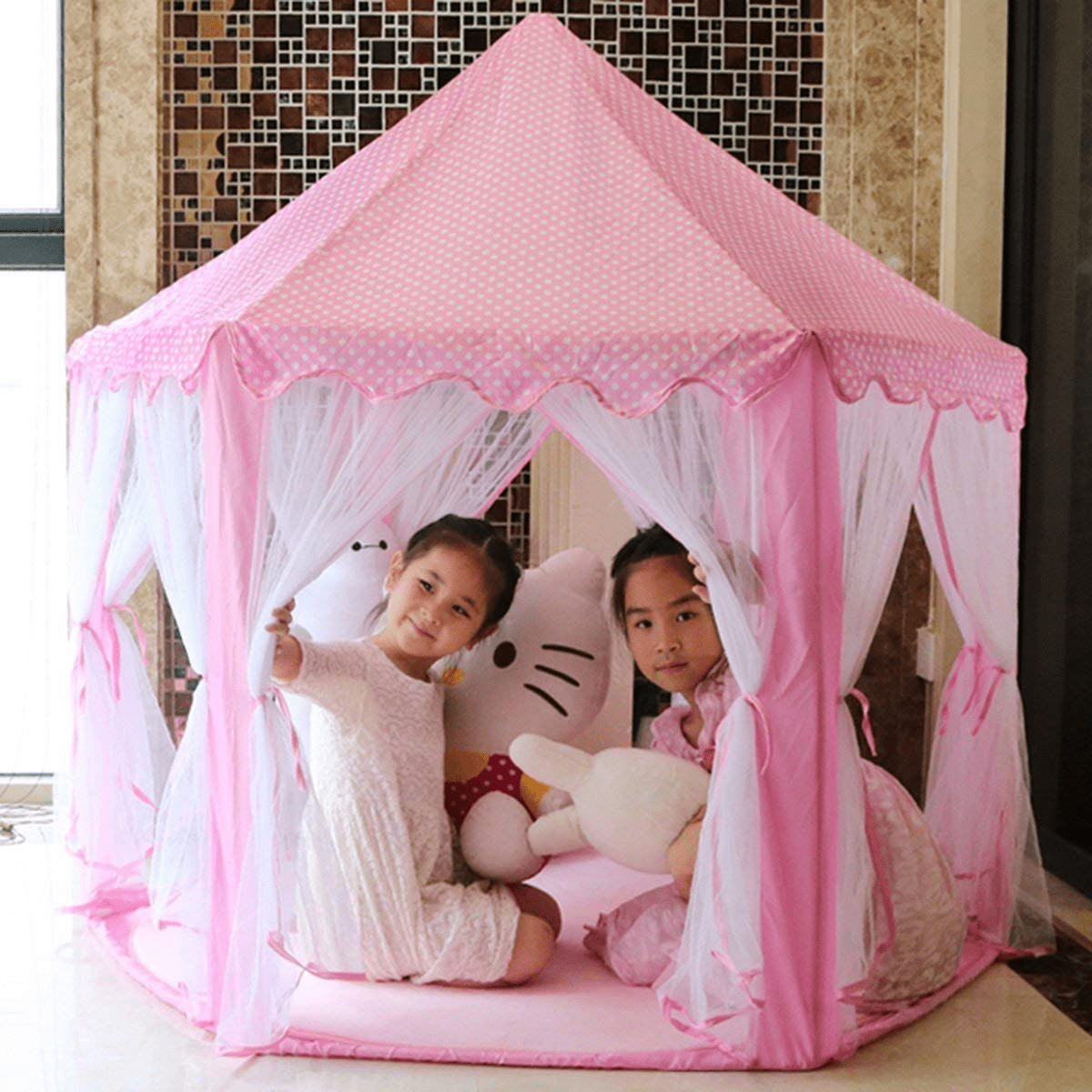 princess castle playhouse tent Princess Castle Play Tent House for Kids – Dreamy Playhouse for Your –  Toynix