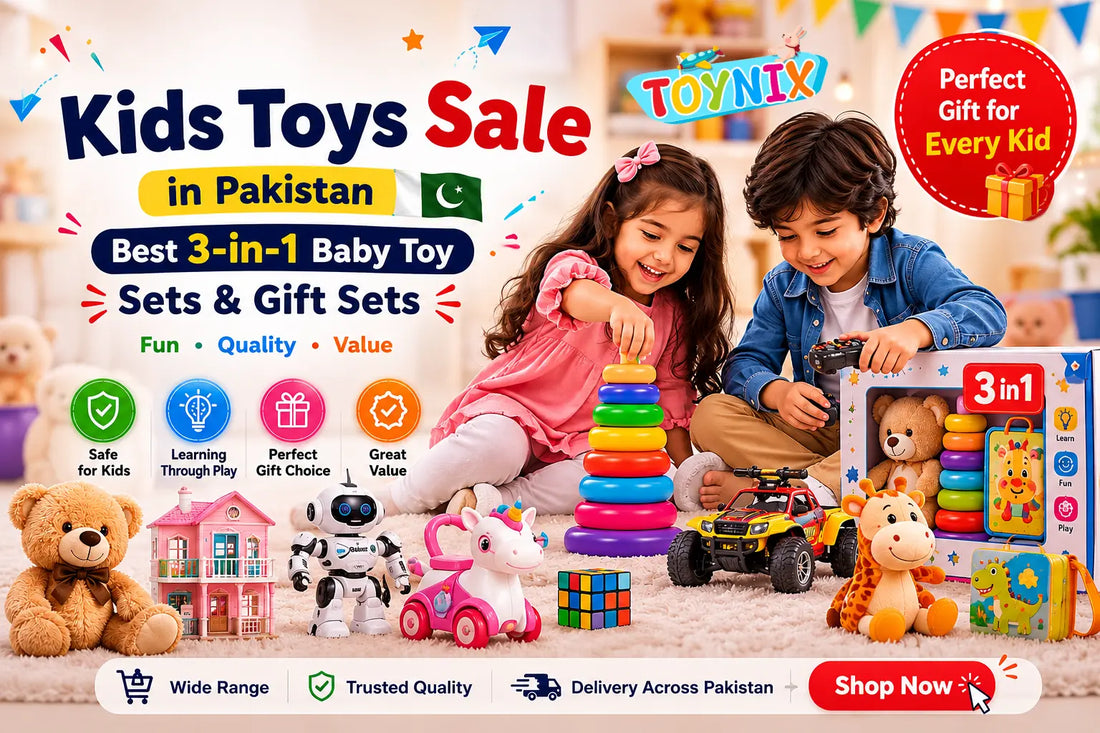 Kids Toys Sale in Pakistan: Best 3-in-1 Baby Toy Sets & Gift Sets