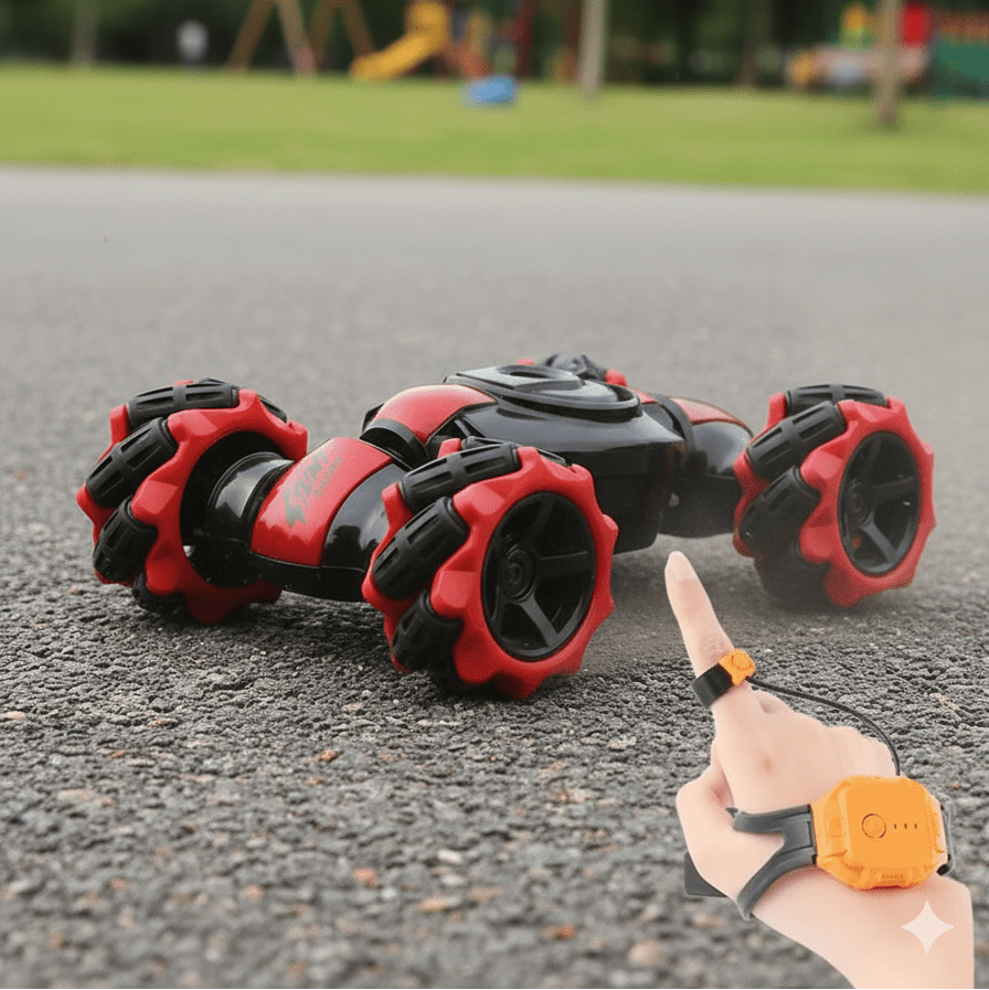 Remote Control Twisting Hand Gesture Sensing RC Stunt Car - Toynix