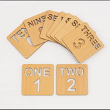 Puzzle Wooden Urdu, English Alphabet & Numbers Stencils Set