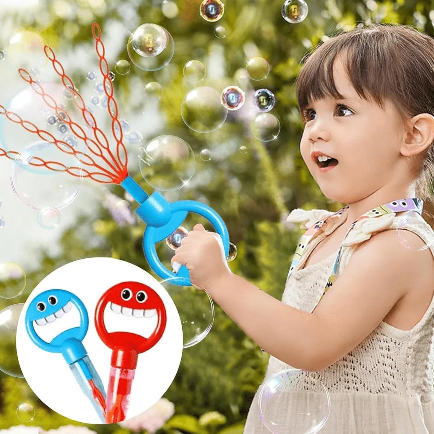 3-in-1 Kids Learning and Fun Toy Bundle with Laptop Bubble Stick and Wooden Puzzles