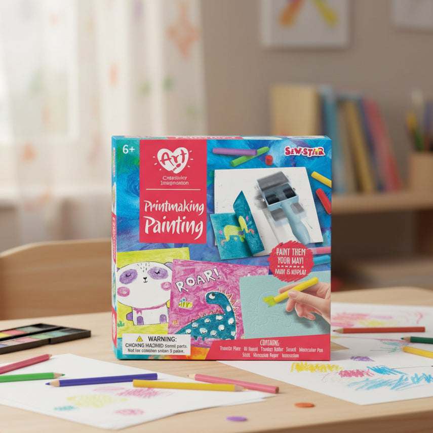 creative print making painting set for kids Pakistan