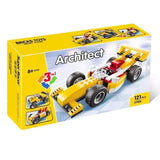 Architect Super Racer 3-in-1 Building Blocks Set – (121 Pieces | 3106)
