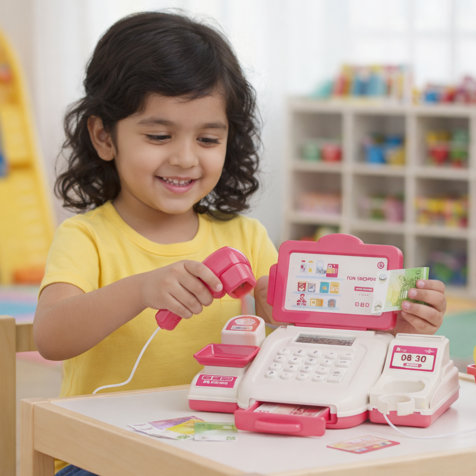 Kids Multifunctional Cash Register Set
