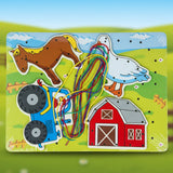 Wooden Animal Lacing Puzzle – Threading & Matching Toy for Kids (Random Animals) | 2025-34