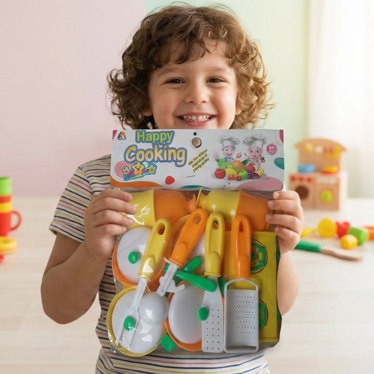 Happy Cooking Kitchen Set Toy For Kids (Random | 2317AB)