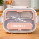 4 Compartment Stainless Steel Lunch Box (029-12)