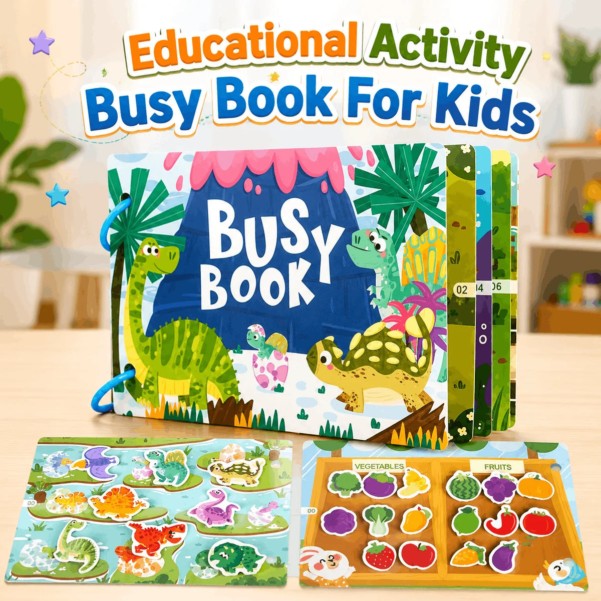 Educational Activity Busy Book For Kids (QM-583)