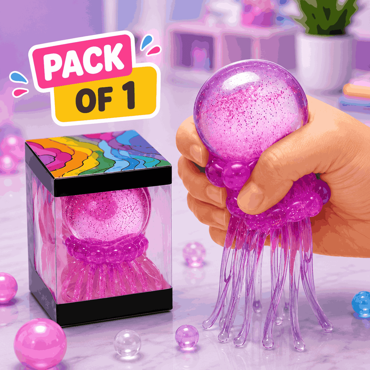 Jelly Squish Stretchy Stress Relief Fidget Toy