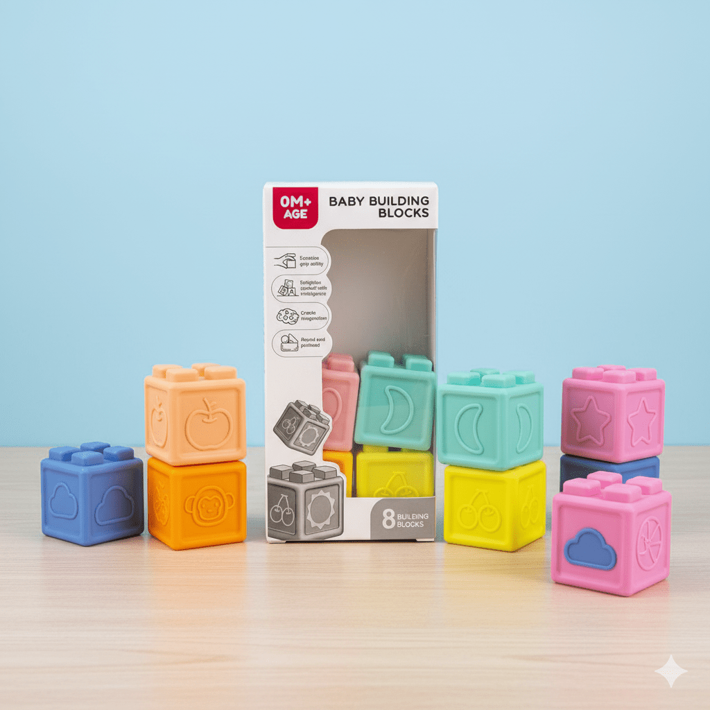 Small Soft Building Blocks Numbers and Shapes For Kids (693-1)