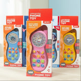 Baby Musical Phone Toy With Lights (Random Color | 555A-B)