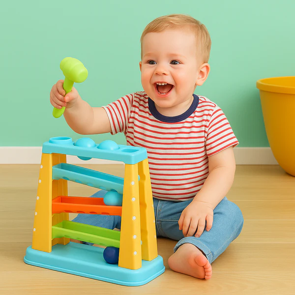 Baby Love Hammer & Roll Ball Pounding Toy Set for Kids