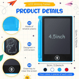 4.5" LCD Writing Tablet Multicolor Screen Writing Erasable Writing Board (4501C)