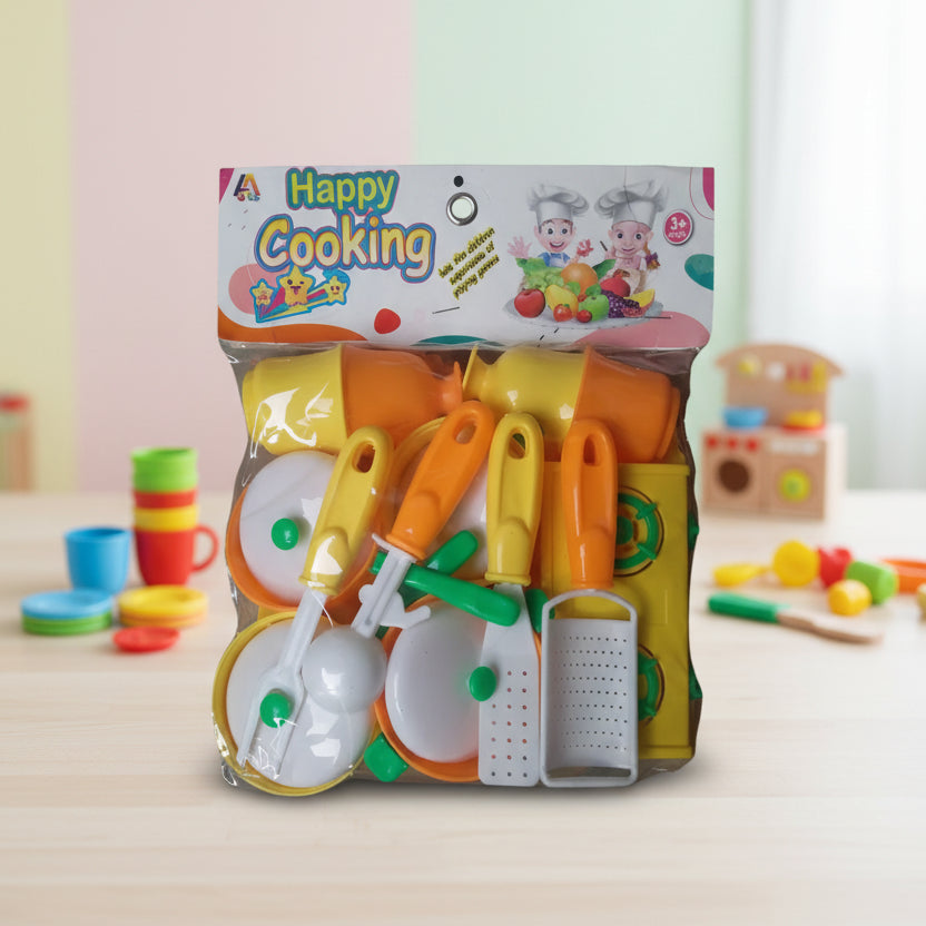 Happy Cooking Kitchen Set Toy For Kids (Random | 2317AB)
