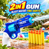 Soldier 2 in 1 Soft Darts and water shooting Gun (Random Color) (648-38)