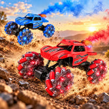 2.4GHz RC Stunt Climbing Truck with Smoke & LED Lights (Random Color | 3688-P116A)