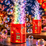 20 Hole Automatic Bubble Machine for Kids – LED Light Bubble Maker Toy (333-23)