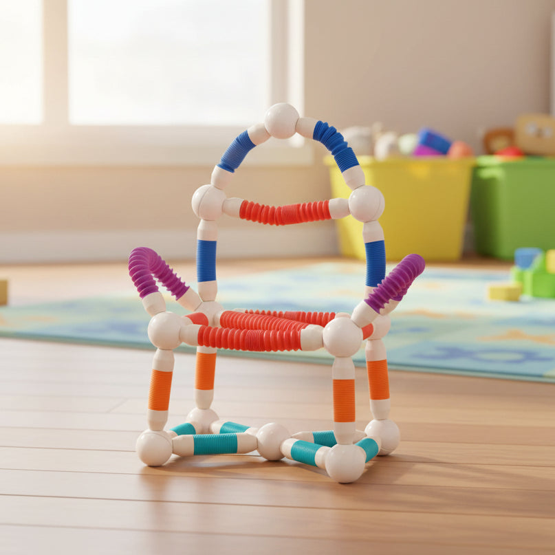 Flexible Magnetic Tube Building Blocks - 26 Pcs (XC-F1)
