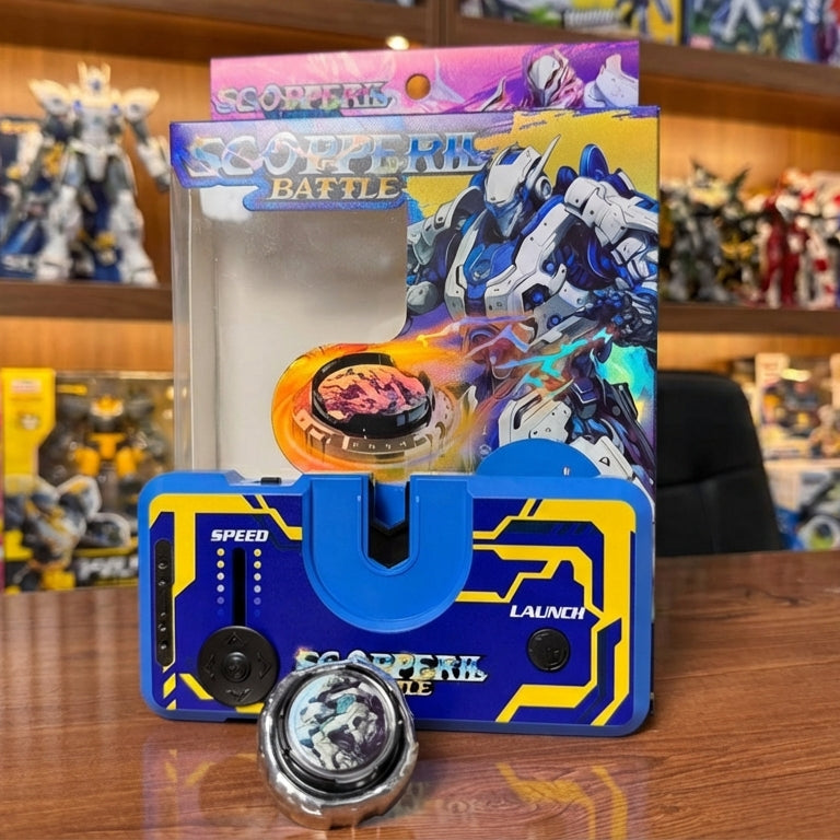 Electronic Beyblade Launcher Toy For Kids (Random Color)