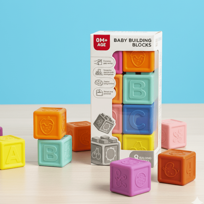 Small Soft Building Blocks Numbers and Shapes For Kids (693-1)