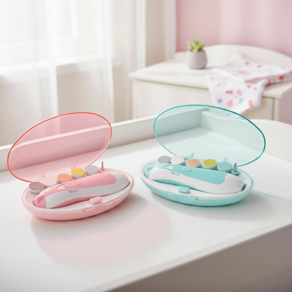 6 in 1 Electric Baby Nail Trimmer Kit (Random Color | A1124)