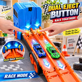 2-in-1 Transforming Truck Car Carrier Playset for Kids (MF-66888)
