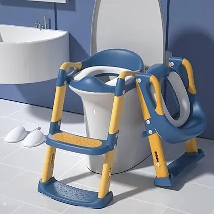 Toilet Seat with 2 Step Ladder | Toilet Trainer For Kids