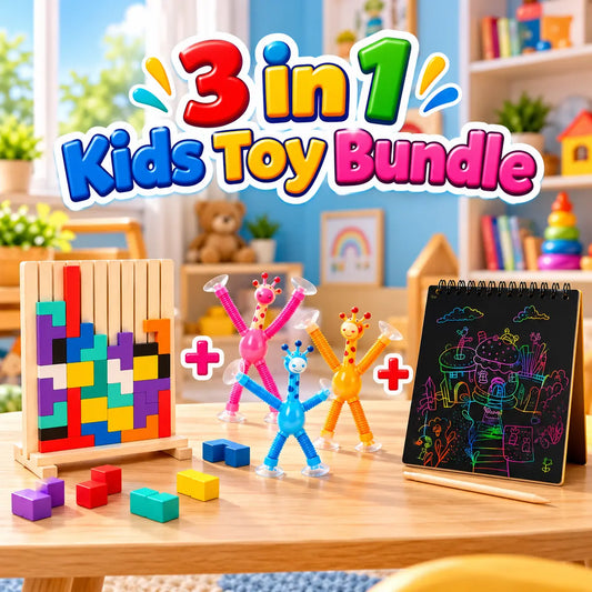 3 in 1 learning & Sensory toy for kids - Toynix.pk
