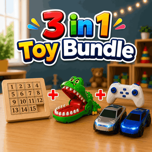 Kids Fun & Learning Activity Toy Bundle with Educational Games and RC Car