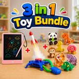 3-in-1 Kids Educational & Outdoor Fun Toy Bundle (002/1001C/XY-5624)