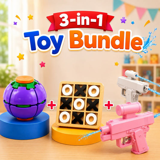 3-in-1 Kids Fidget Puzzle and Water Play Toy Bundle - Toynix