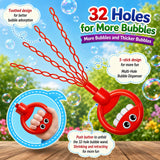 32 Hole Smiling Face Bubble Stick For Kids (HY-111)