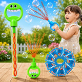 32 Hole Smiling Face Bubble Stick For Kids (HY-111)