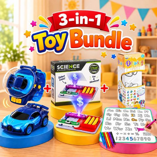 Kids Ultimate Learning & Fun Toy Bundle (Z185-9G/305-F6/3013)
