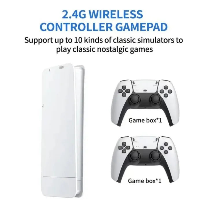 M15 4K Retro Game Stick with Dual Wireless Controllers