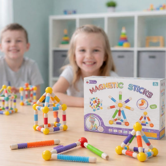 Flexible Magnetic Tube Building Blocks (36pcs)
