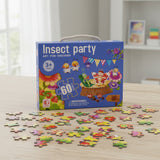 60 Pcs Insect Party Jigsaw Puzzle for Kids (88613)