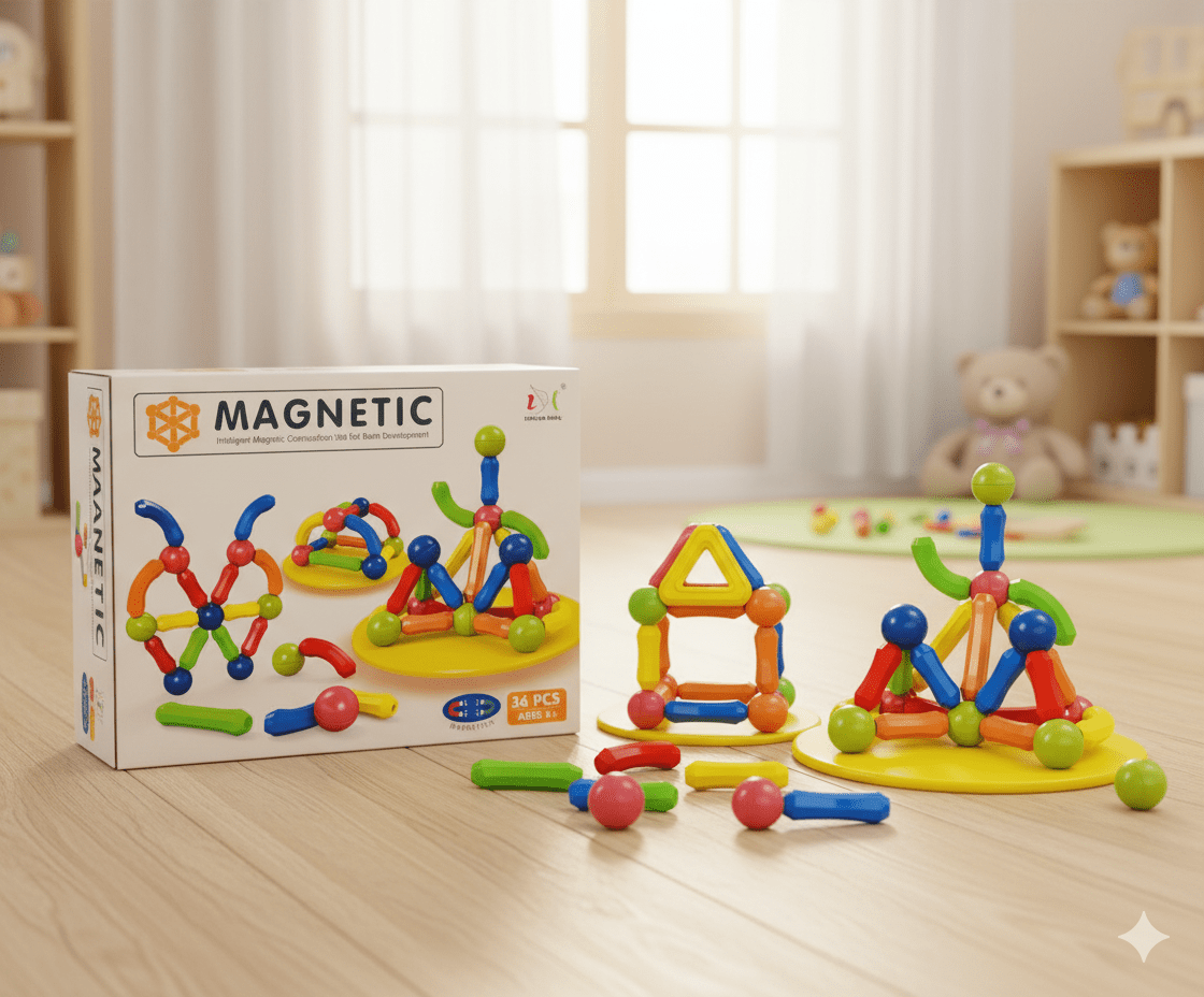 Magnetic Building Blocks Educational Toy