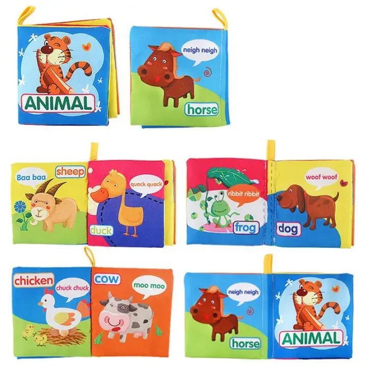 3D Early Education Cloth Book For Kids - Toynix