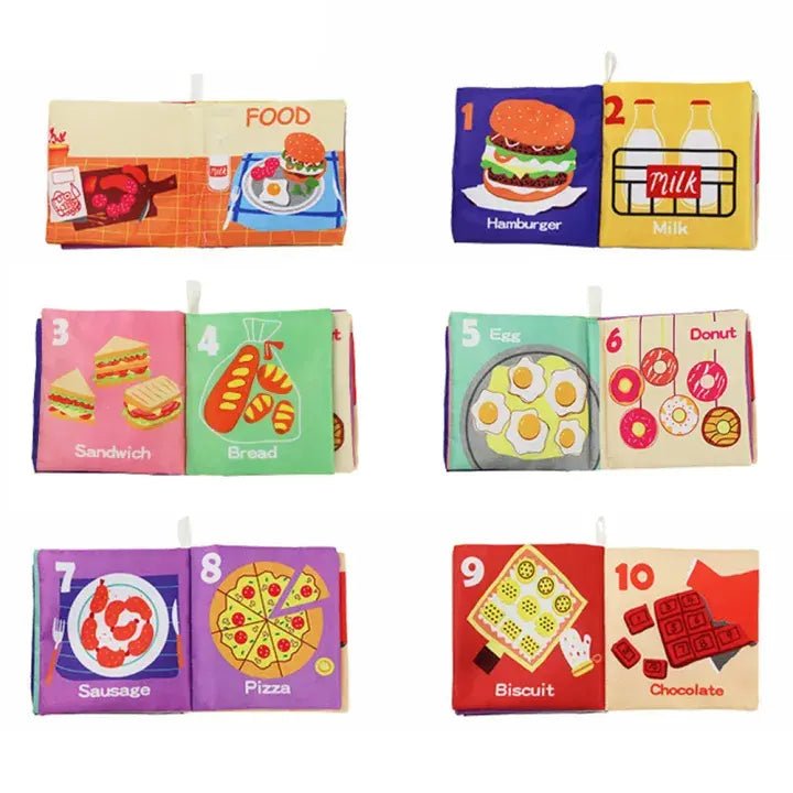 3D Early Education Cloth Book For Kids - Toynix