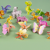 Wooden 3D Animal Puzzles Toys For Kids (Random Design) (2025-33)