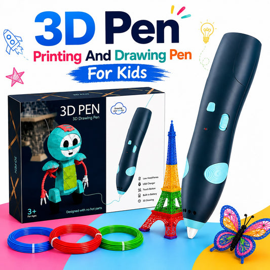 3D Pen Printing and Drawing Pen Creative Art Toy for Kids