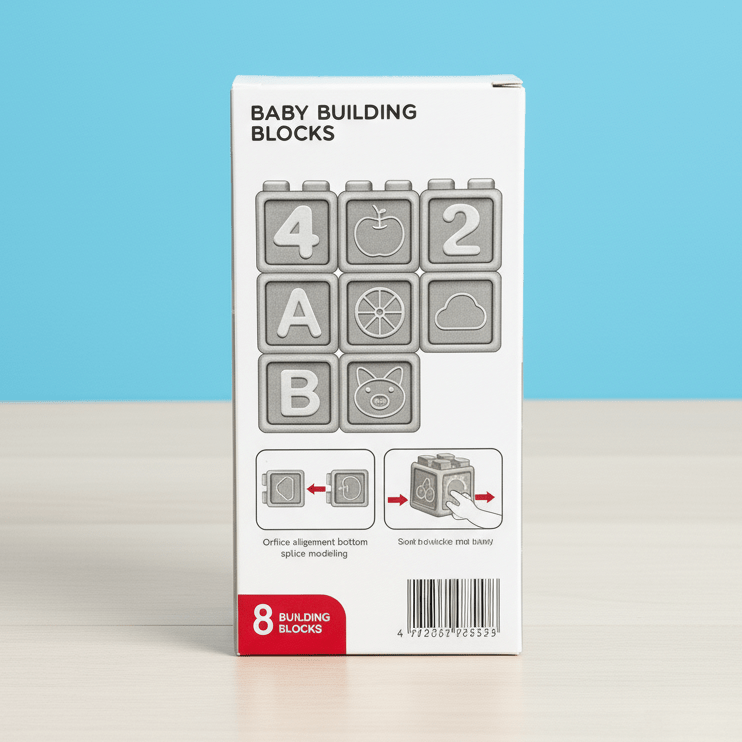 Small Soft Building Blocks Numbers and Shapes For Kids (693-1)