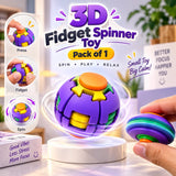 Colorful 3D Printed Press Fidget Spinner Ball (Random Color | 223)