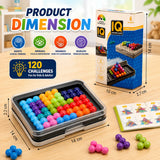 3D IQ Brain Puzzle Game for Kids 120 Challenges (IQ21-3)