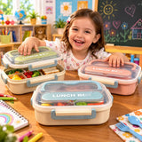 4 Compartment Stainless Steel Lunch Box (029-12)